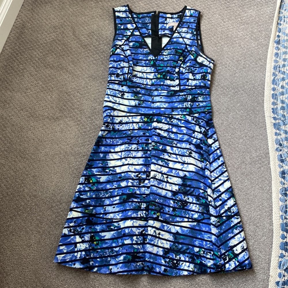 Banana Republic blue floral dress-size 2